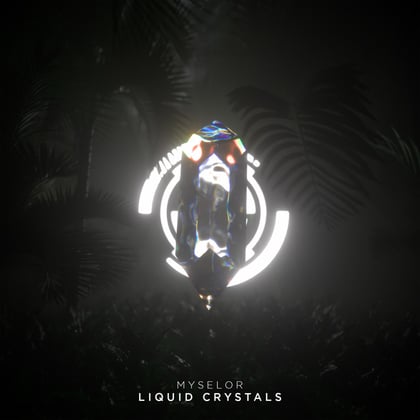 Liquid Crystals album by Myselor - Drum and Bass Cover Art
