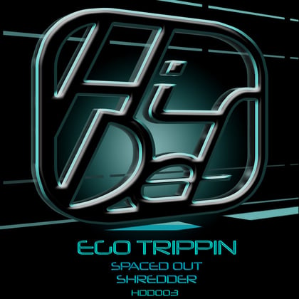 Spaced Out / Shredder album by Ego Trippin - Drum and Bass Cover Art