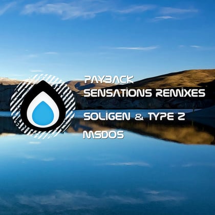 Sensations Remixes album by Payback - Drum and Bass Cover Art