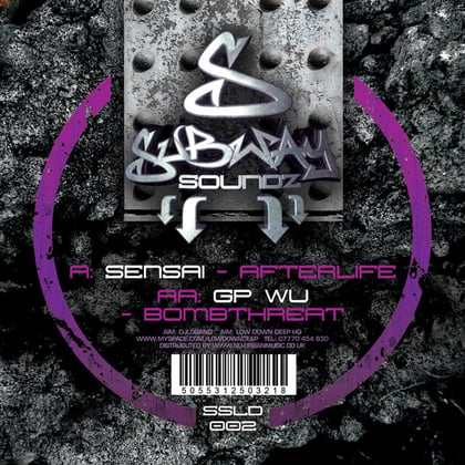 Afterlife / Bombthreat album by Sensai - Drum and Bass Cover Art