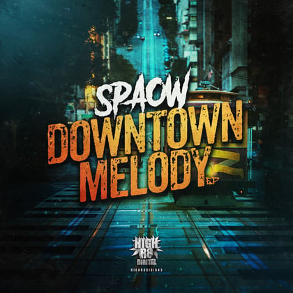 Downtown Melody album by Spaow - Drum and Bass Cover Art