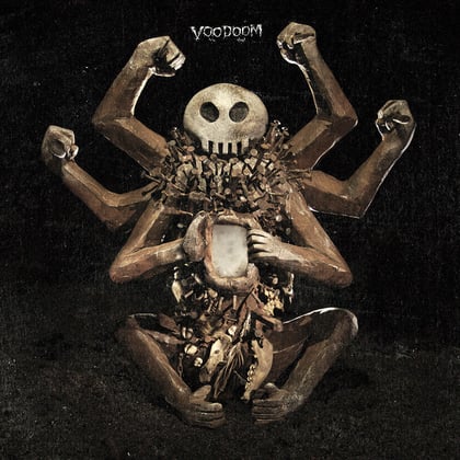 Bong Ra & Deformer present: VOODOOM album by Voodoom - Drum and Bass Cover Art