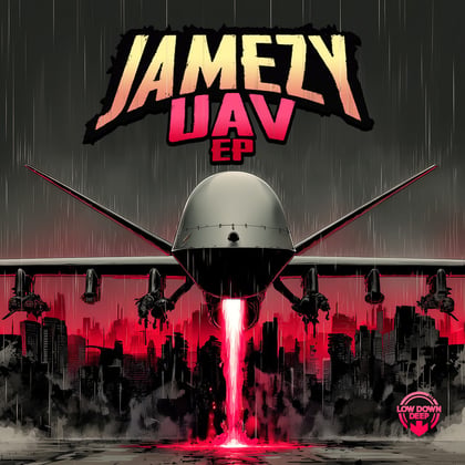 UAV EP album by Jamezy - Drum and Bass Cover Art