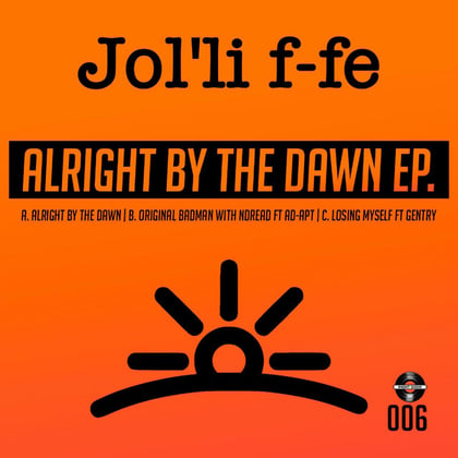 Aright By The Dawn album by Jolliffe - Drum and Bass Cover Art