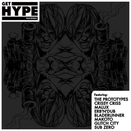 Get Hype Remixed, Pt. 1 album by Benny Page, The Prototypes, Bladerunner & Glitch City - Drum and Bass Cover Art