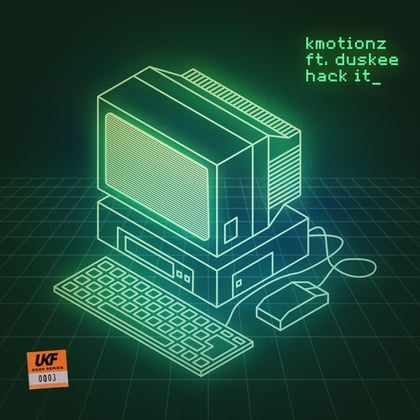Hack It album by K Motionz & Duskee - Drum and Bass Cover Art
