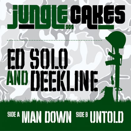 Man Down album by Ed Solo & Deekline - Drum and Bass Cover Art