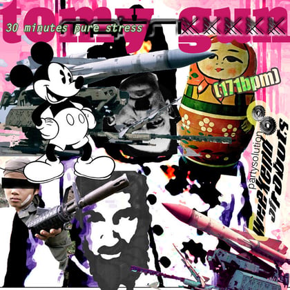 Tomy Gun album by Matrixxxxx - Drum and Bass Cover Art
