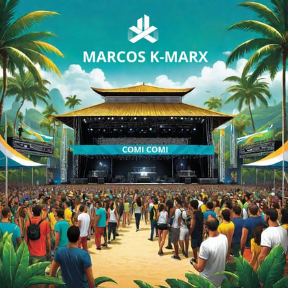 Comi Comi album by Marcos K-Marx - Drum and Bass Cover Art