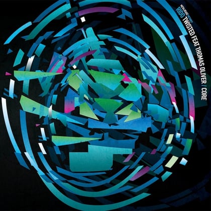 Twisted / Core album by Rido - Drum and Bass Cover Art