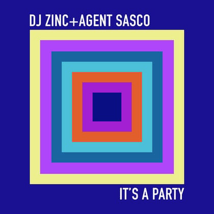 It's a Party album by DJ Zinc - Drum and Bass Cover Art
