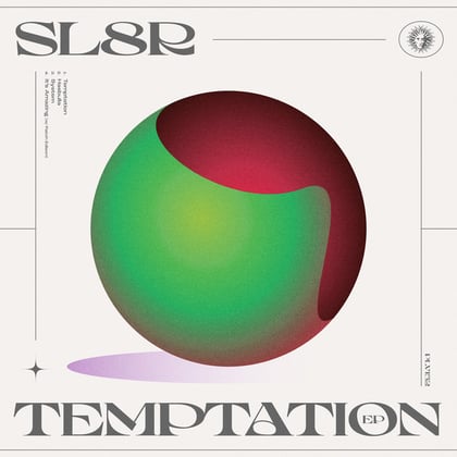 Temptation EP album by Sl8r - Drum and Bass Cover Art