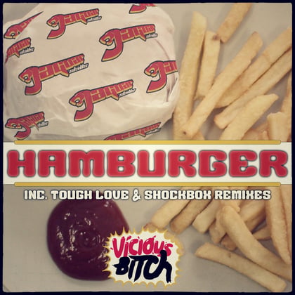 Hamburger album by Jaguar Skills - Drum and Bass Cover Art