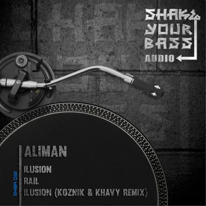 Ilusion / Rail album by Aliman - Drum and Bass Cover Art