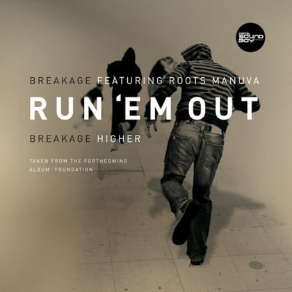 Run 'Em Out / Higher album by Breakage - Drum and Bass Cover Art