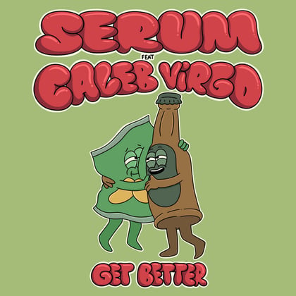 Get Better album by Serum & Caleb Virgo - Drum and Bass Cover Art