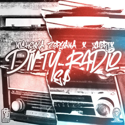Dirty Radio EP album by Subrix - Drum and Bass Cover Art