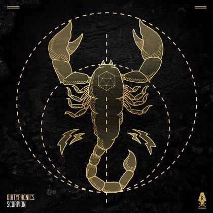 Scorpion album by Dirtyphonics - Drum and Bass Cover Art