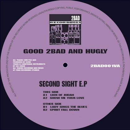 Second Sight EP album by Good 2Bad And Hugly - Drum and Bass Cover Art