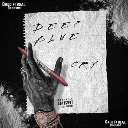 cry album by Deep blue - Drum and Bass Cover Art