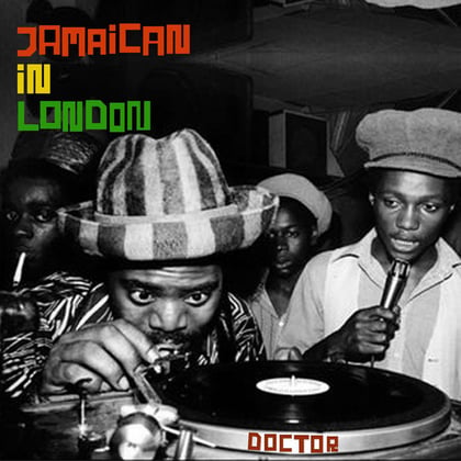 Jamaican in London album by Benny Page & Doktor - Drum and Bass Cover Art