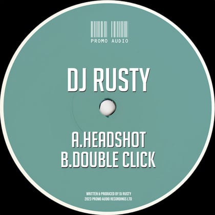 HeadShot / Double Click album by DJ Rusty - Drum and Bass Cover Art