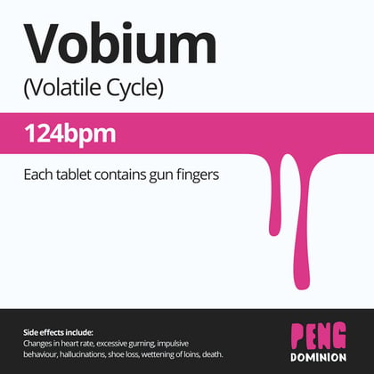 Vobium album by Volatile Cycle - Drum and Bass Cover Art