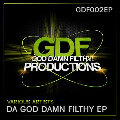GDF E.P 1 album by Aliman - Drum and Bass Cover Art