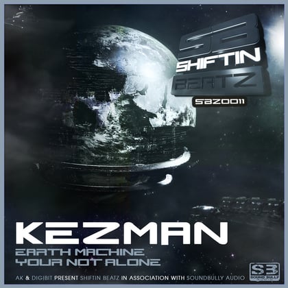 Earth Machines album by Kezman - Drum and Bass Cover Art