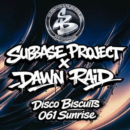 Disco Biscuits album by Dawn Raid & Subbase Project - Drum and Bass Cover Art