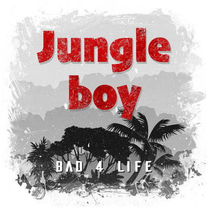 Jungle boy album by MSDOS & Bad 4 Life - Drum and Bass Cover Art