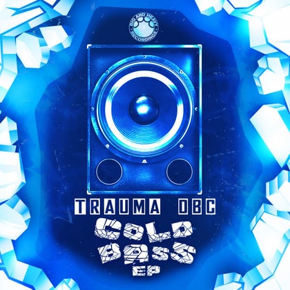 Cold Bass EP album by Trauma DBC & theStandard - Drum and Bass Cover Art