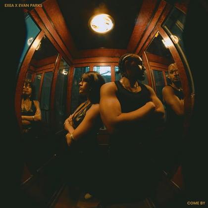 COME BY album by EXEA & Evan Parks - Drum and Bass Cover Art