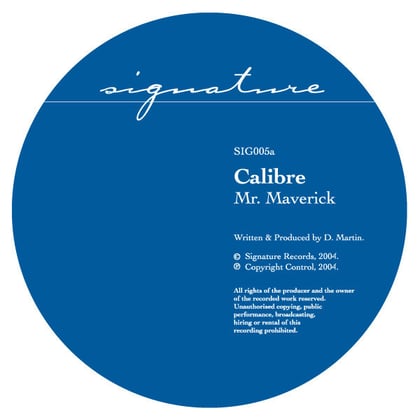Mr. Maverick / Highlander album by dBridge & Calibre - Drum and Bass Cover Art