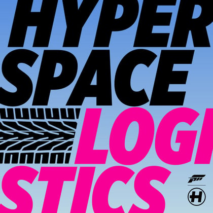 Hyperspace album by Logistics - Drum and Bass Cover Art
