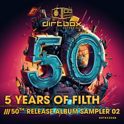 5 Years Of Filth- 50th Release Album Sampler 2 album by Beskar, Lee UHF & Dropset - Drum and Bass Cover Art