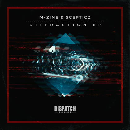 Diffraction - EP album by M-zine & Scepticz - Drum and Bass Cover Art