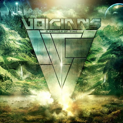 A Matter of Time album by Voicians - Drum and Bass Cover Art