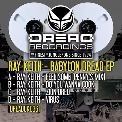Babylon Dread album by Ray Keith - Drum and Bass Cover Art