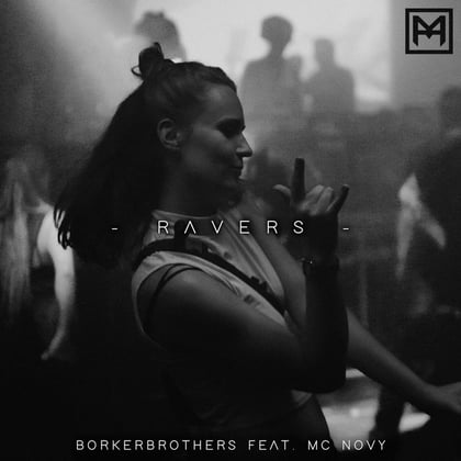 Ravers album by BorkerBrothers - Drum and Bass Cover Art