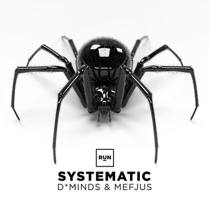 Systematic album by D*Minds & Mefjus - Drum and Bass Cover Art