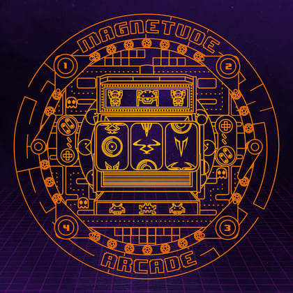 Arcade album by Magnetude - Drum and Bass Cover Art