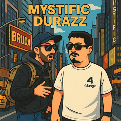 Bruda album by Durazz & Mystific - Drum and Bass Cover Art