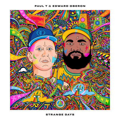 Strange Days album by Ego Trippin, Paul T & Edward Oberon, Serum & Blak - Drum and Bass Cover Art