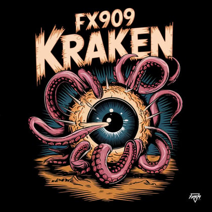 Kraken album by FX909 - Drum and Bass Cover Art