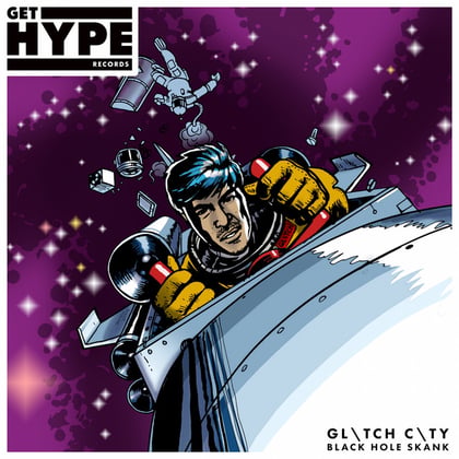 Black Hole Skank album by Glitch City - Drum and Bass Cover Art