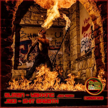 Yakking (Jedi Remix) / Shit Breath album by Aliman - Drum and Bass Cover Art