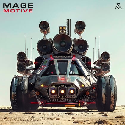 Motive album by Mage - Drum and Bass Cover Art