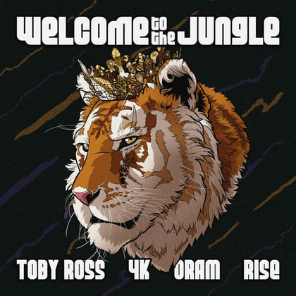 4K - Welcome to the Jungle - EP album by Ed Solo - Drum and Bass Cover Art