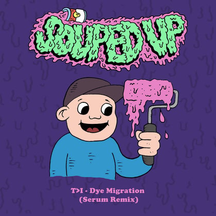 Dye Migration (Serum Remix) album by T>I & Serum - Drum and Bass Cover Art